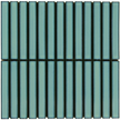 Clovelly Antique Light Green Gloss Concave Kit Kat Mosaic Mosaic