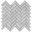 Carrara Marble Mosaic Herringbone Honed Small