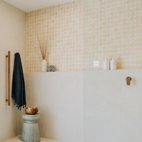 Mini Arch Mosaic Travertine