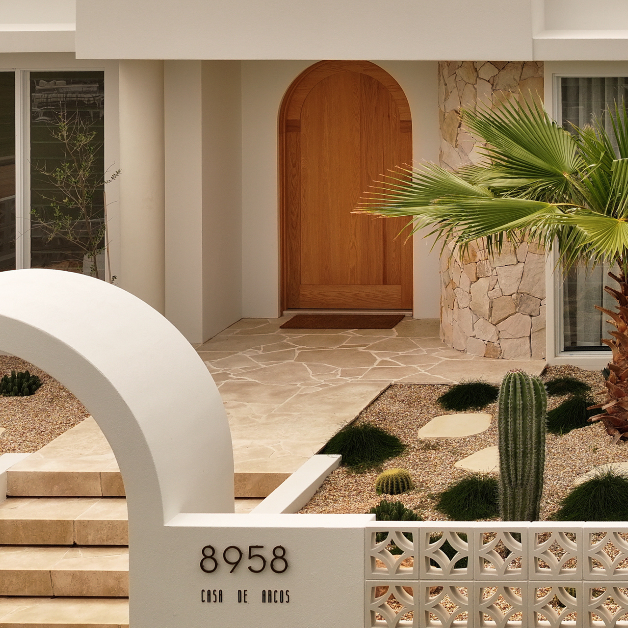 Travertine Stone Latte Crazy Pave