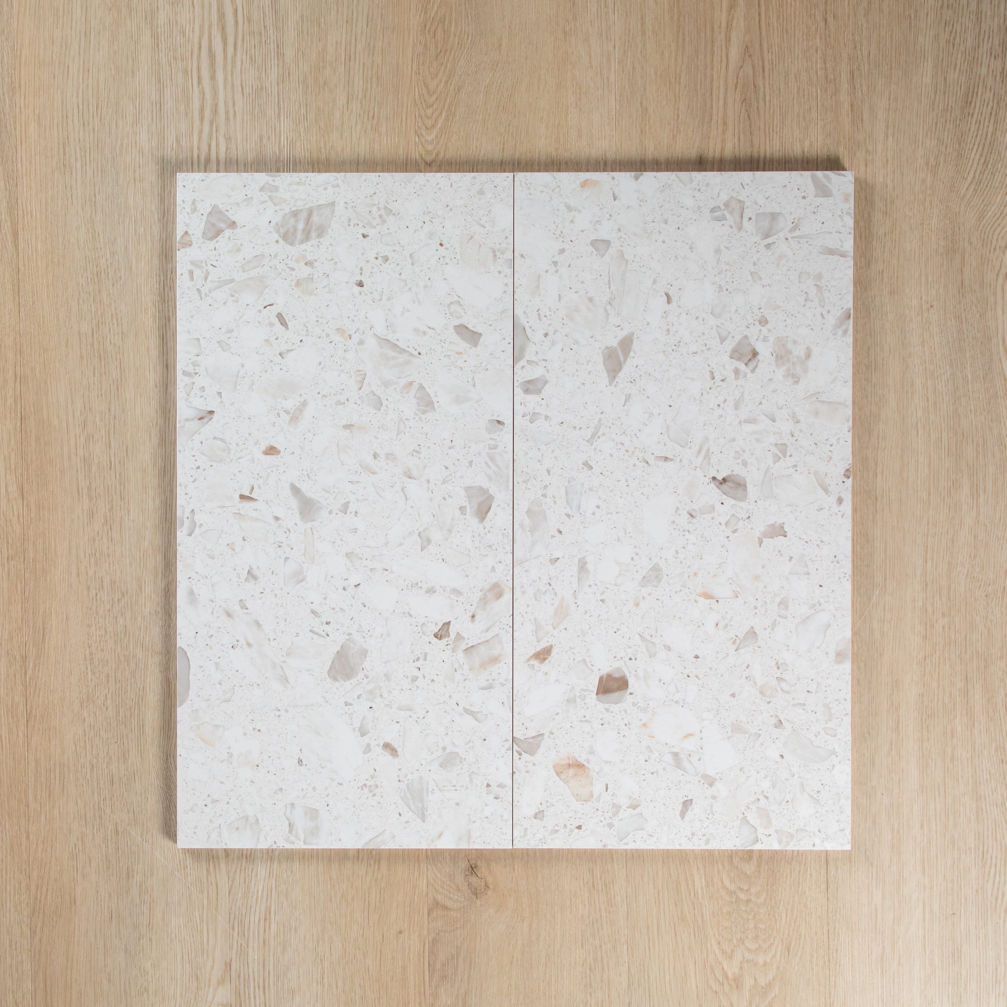 Antique Terrazzo Stone Marshmallow Matte Shine