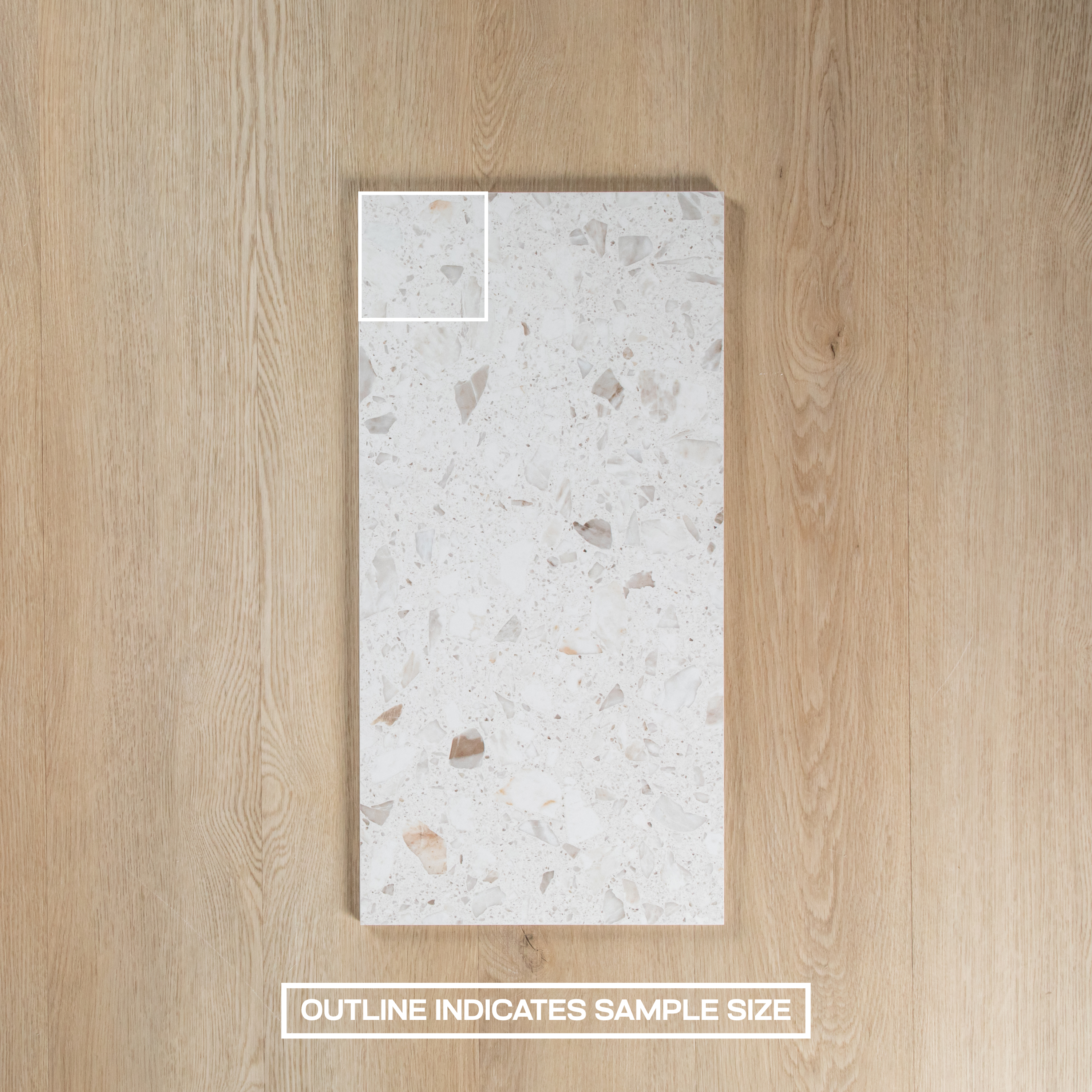 Antique Terrazzo Stone Marshmallow Matte Shine