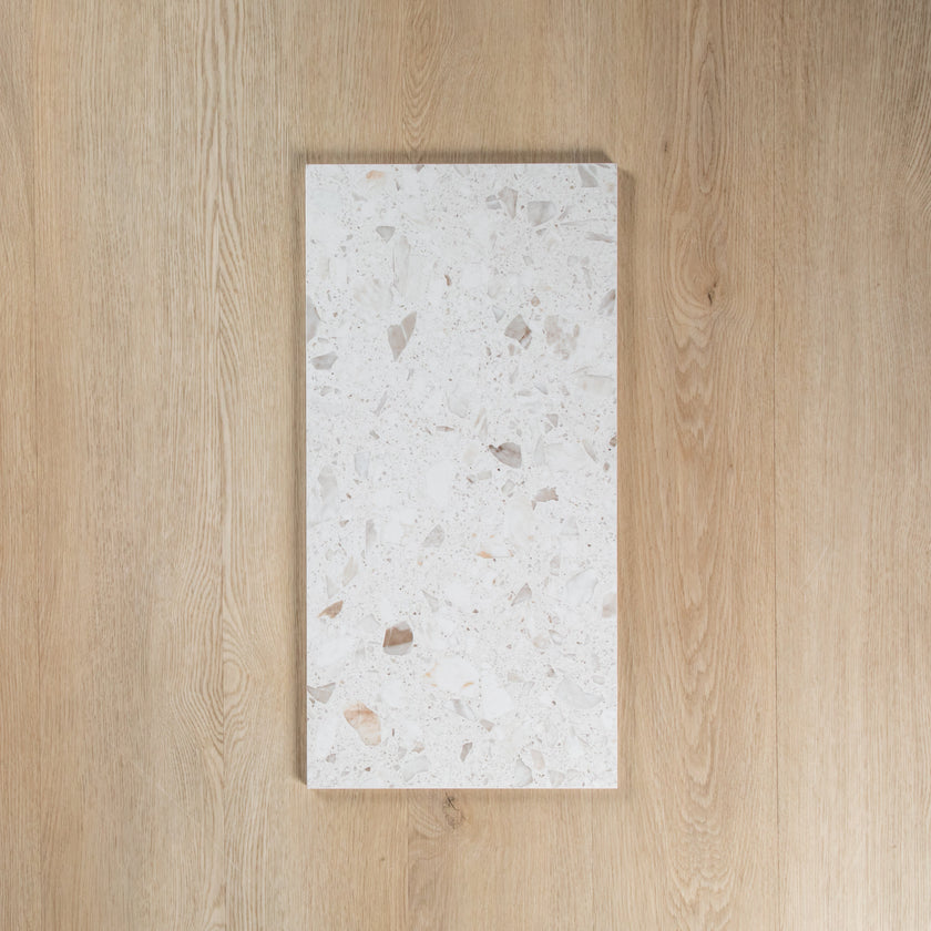 Antique Terrazzo Stone Marshmallow Matte Shine