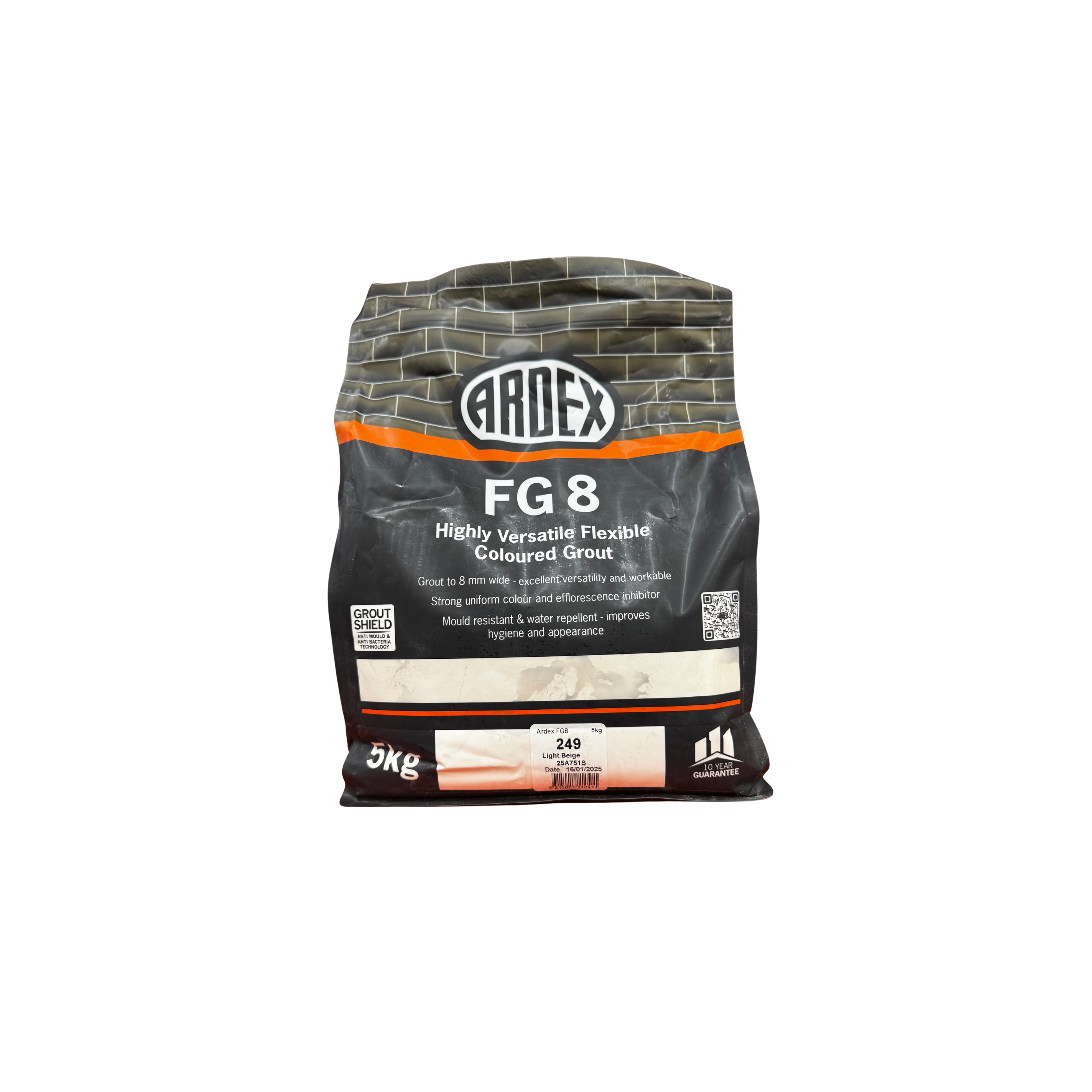 Ardex FG8 Light Beige 249 Grout 5kg