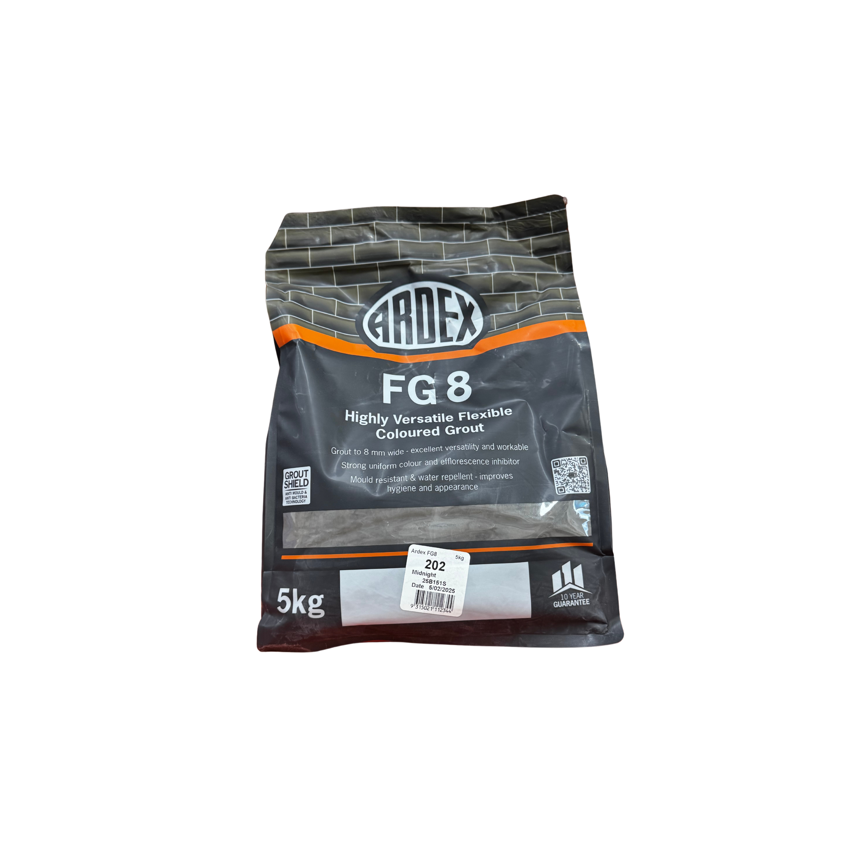 Ardex FG8 Midnight 202 Grout 5kg