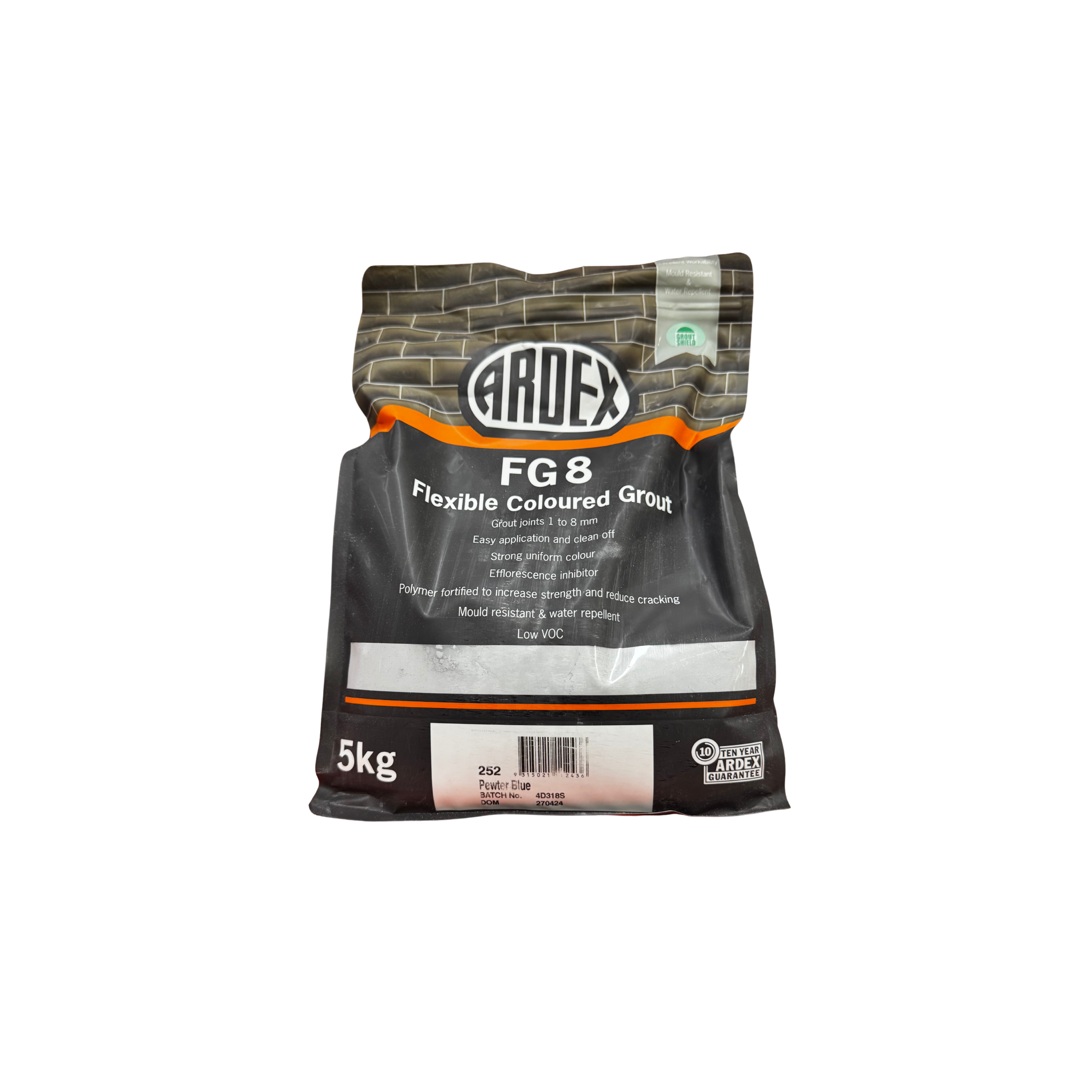 Ardex FG8 Pewter Blue 252 Grout 5kg