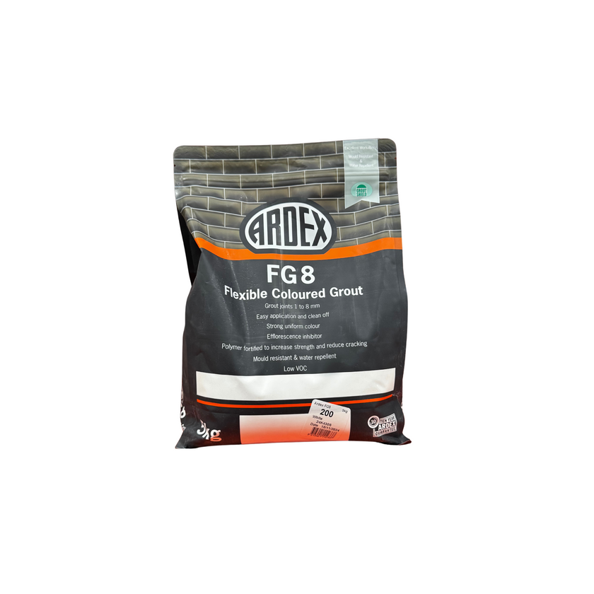 Ardex FG8 Kosciuszko White 201 Grout 5kg