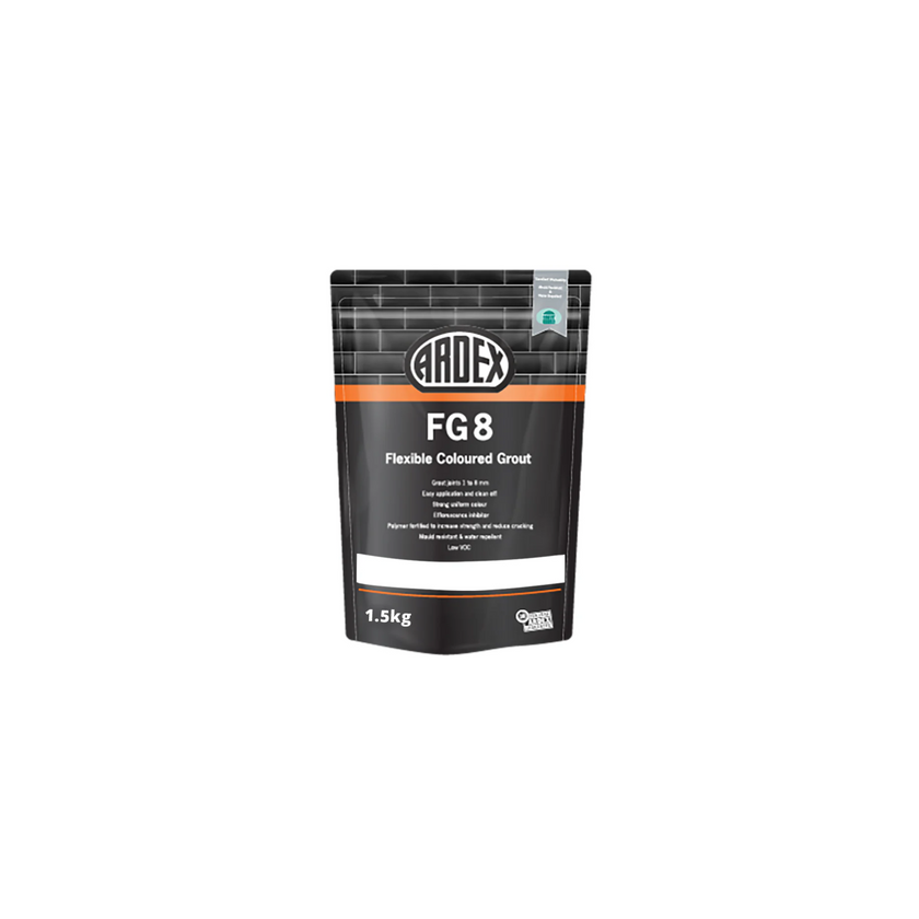 Ardex FG8 Kosciuszko White Grout 201 Grout 1.5kg