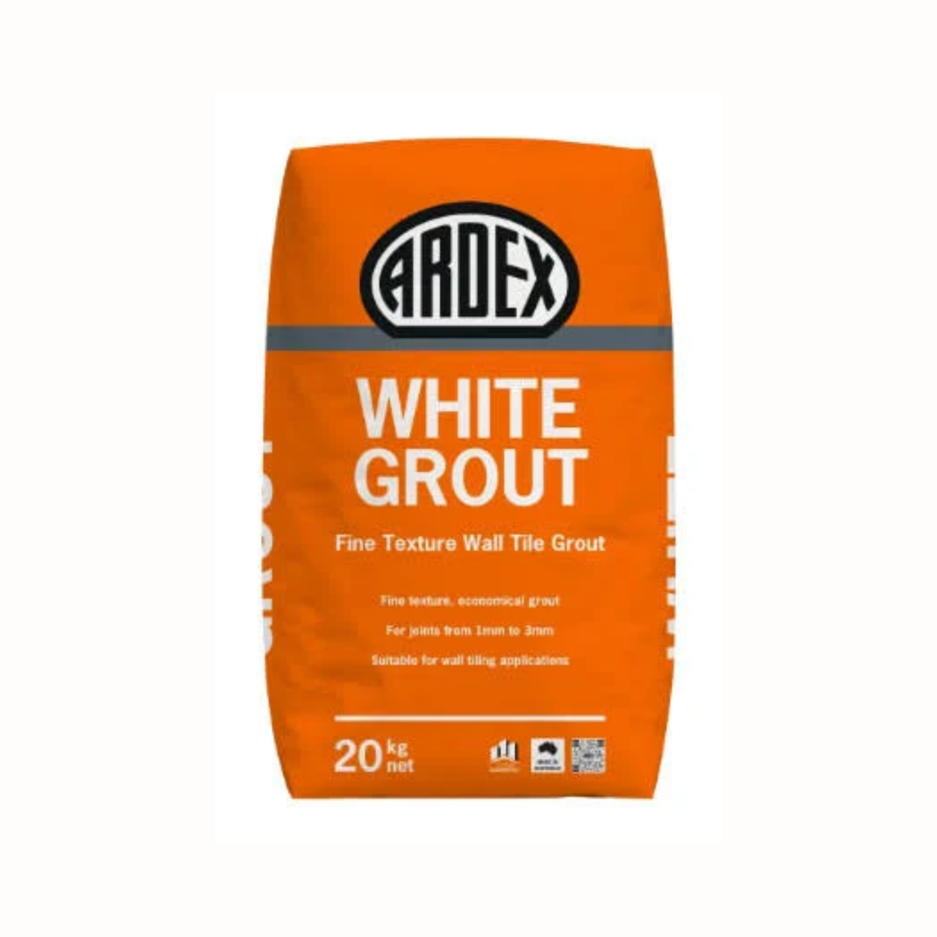 Ardex White Grout 20kg - Walls Only