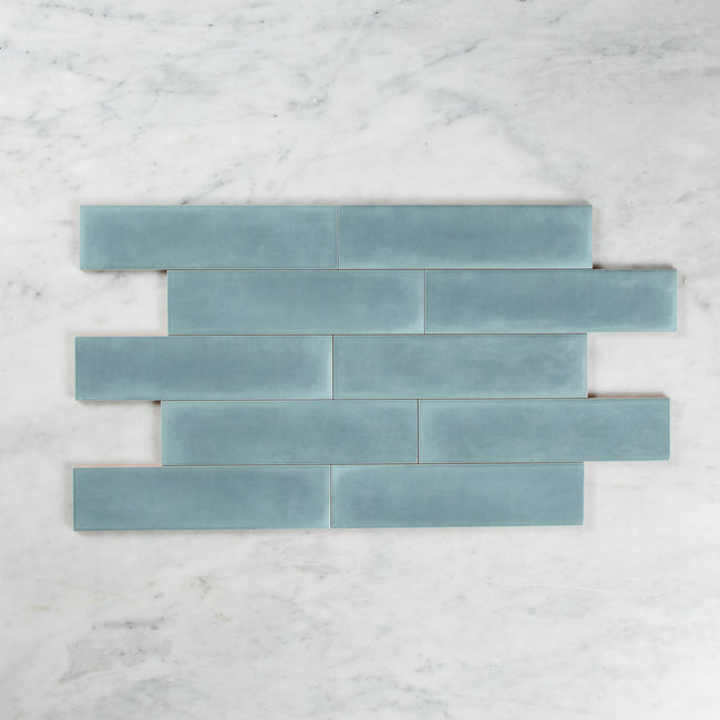 Boutique Baby Blue Gloss Subway Ripple