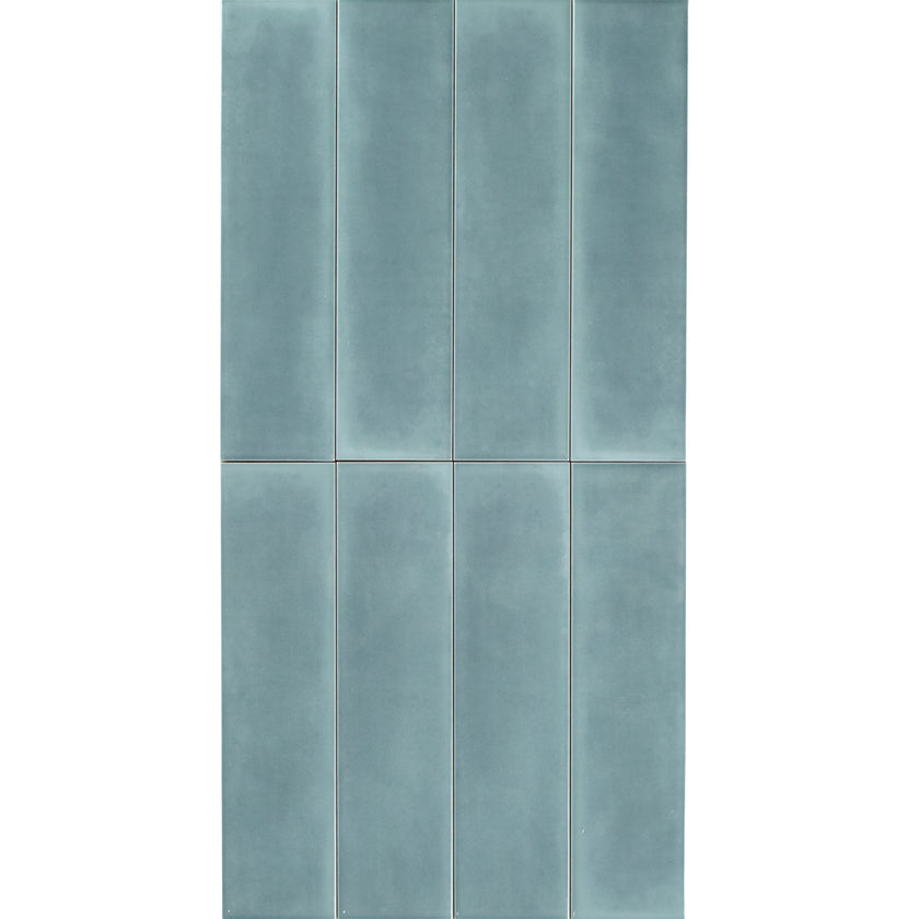 Boutique Baby Blue Gloss Subway Ripple