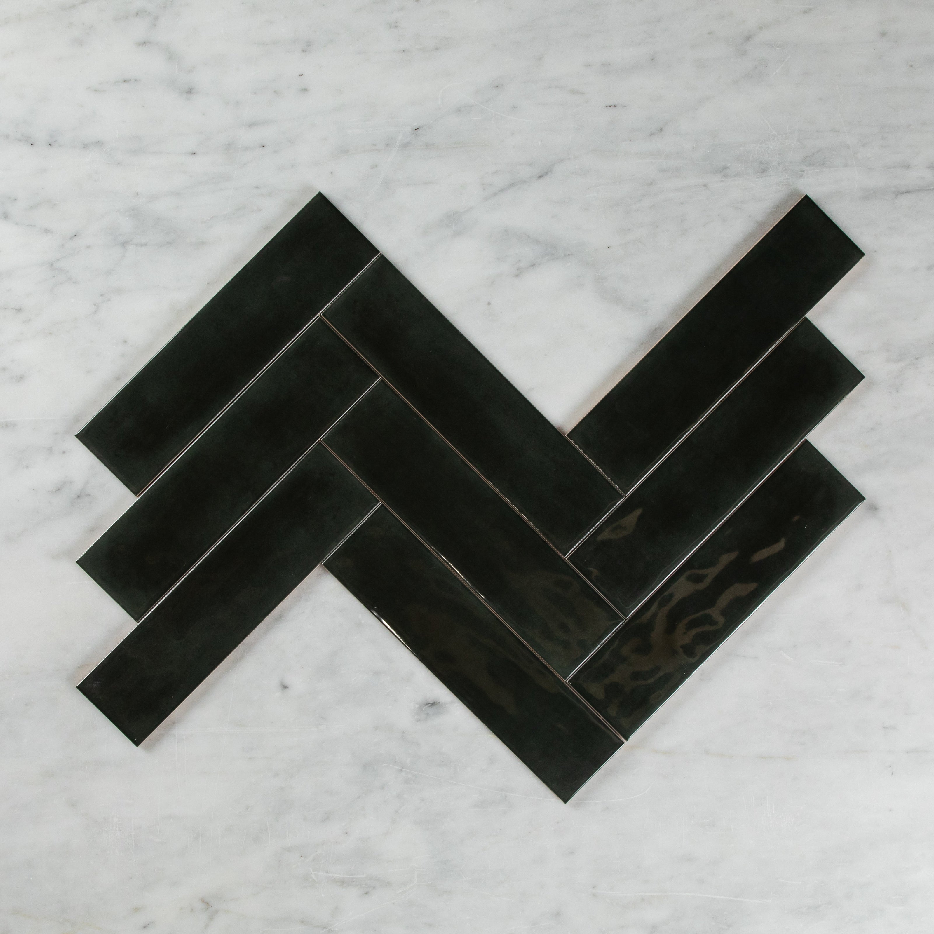 Boutique Charcoal Gloss Subway Ripple