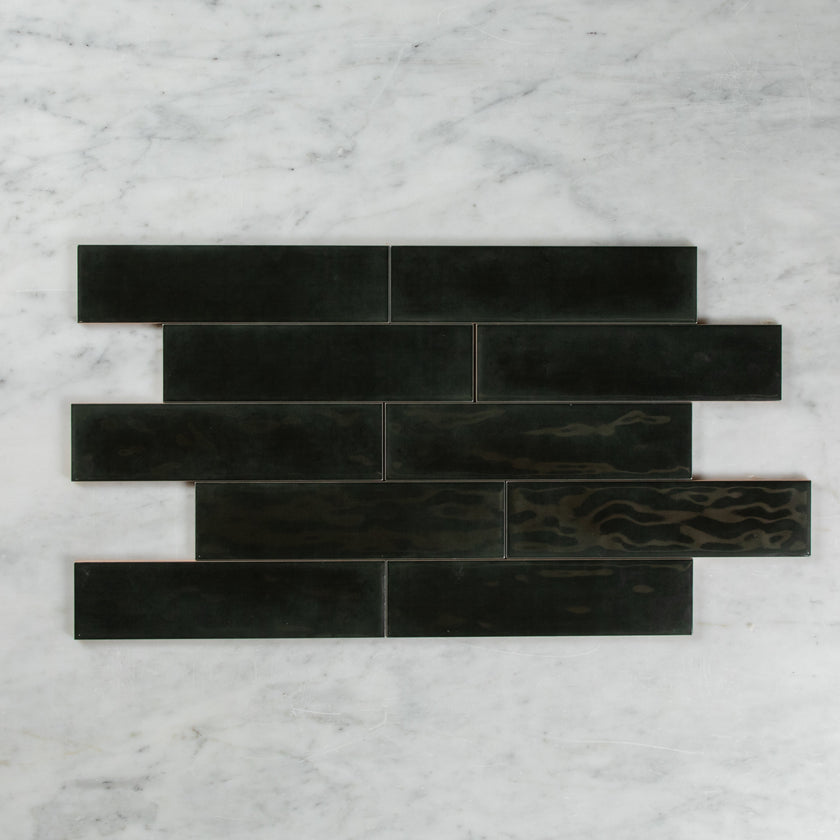 Boutique Charcoal Gloss Subway Ripple