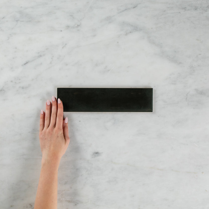 Boutique Charcoal Gloss Subway Ripple
