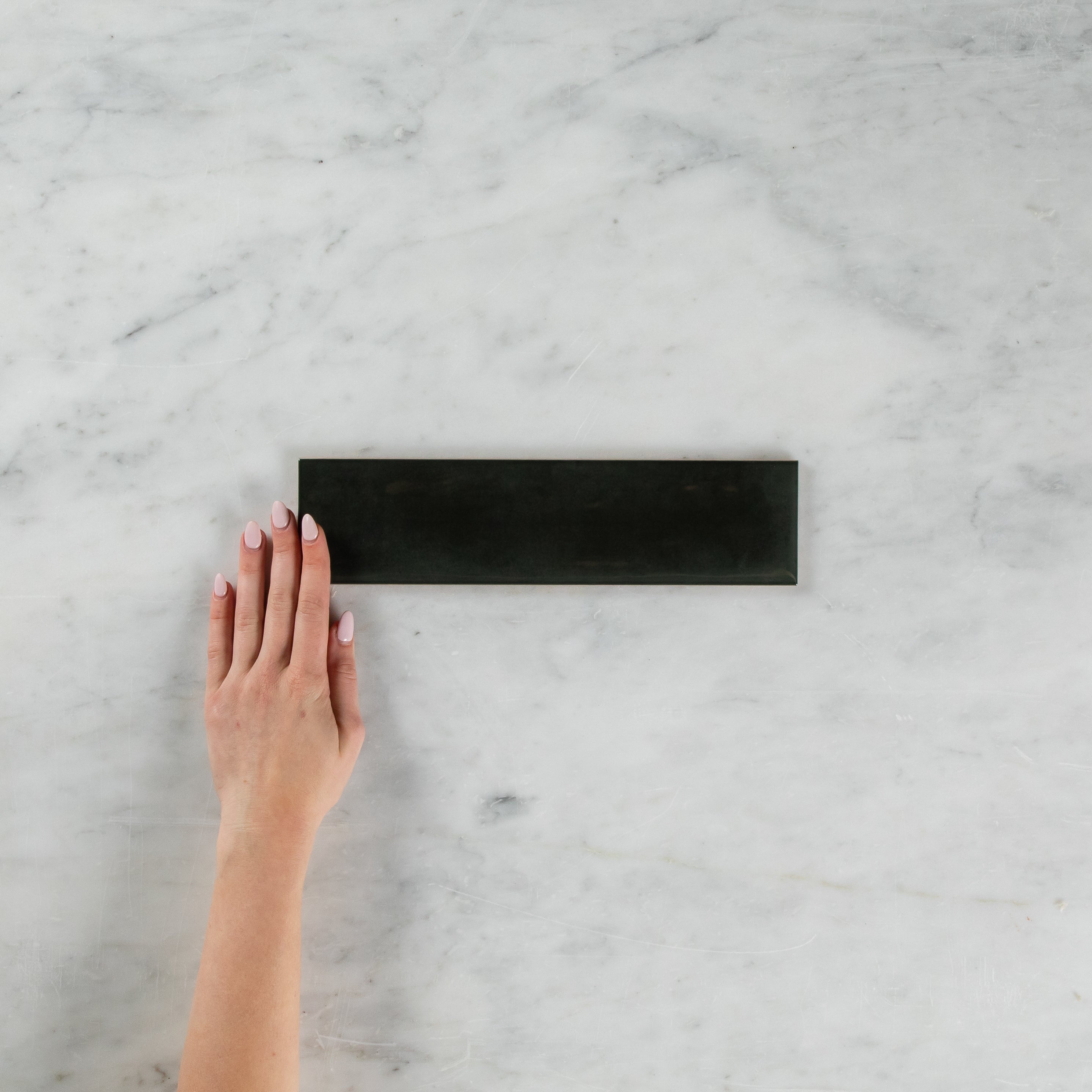 Boutique Charcoal Gloss Subway Ripple