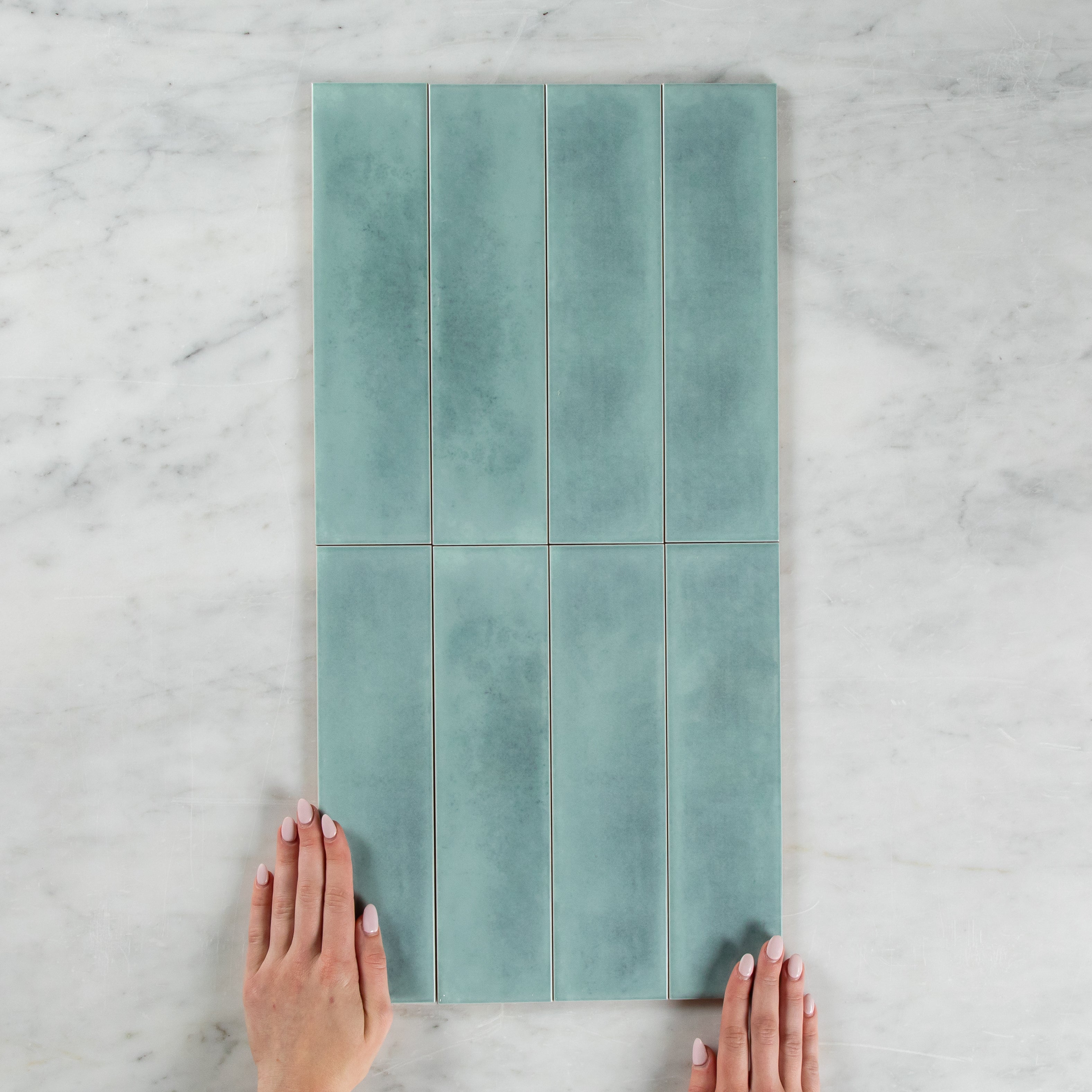 Boutique Mint Gloss Subway Ripple