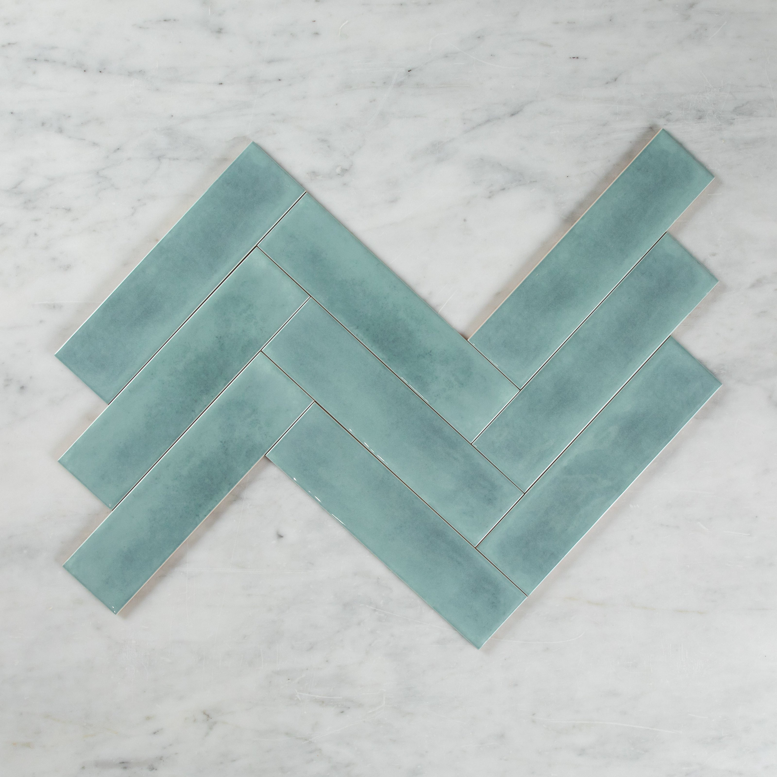 Boutique Mint Gloss Subway Ripple