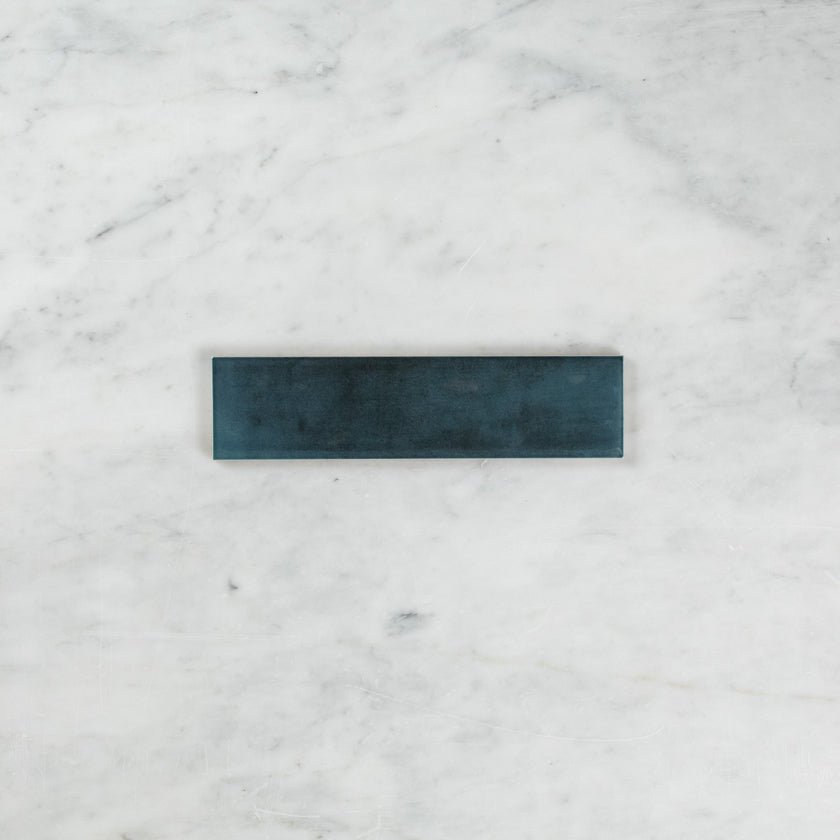 Boutique Navy Blue Gloss Subway Ripple