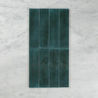 Boutique Peacock Green Gloss Subway Ripple