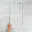 Boutique White Gloss Subway Ripple