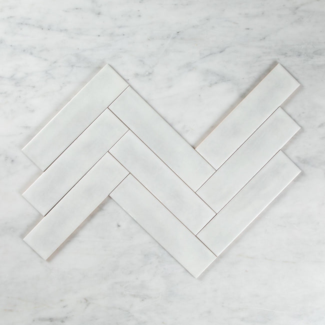 Boutique White Gloss Subway Ripple