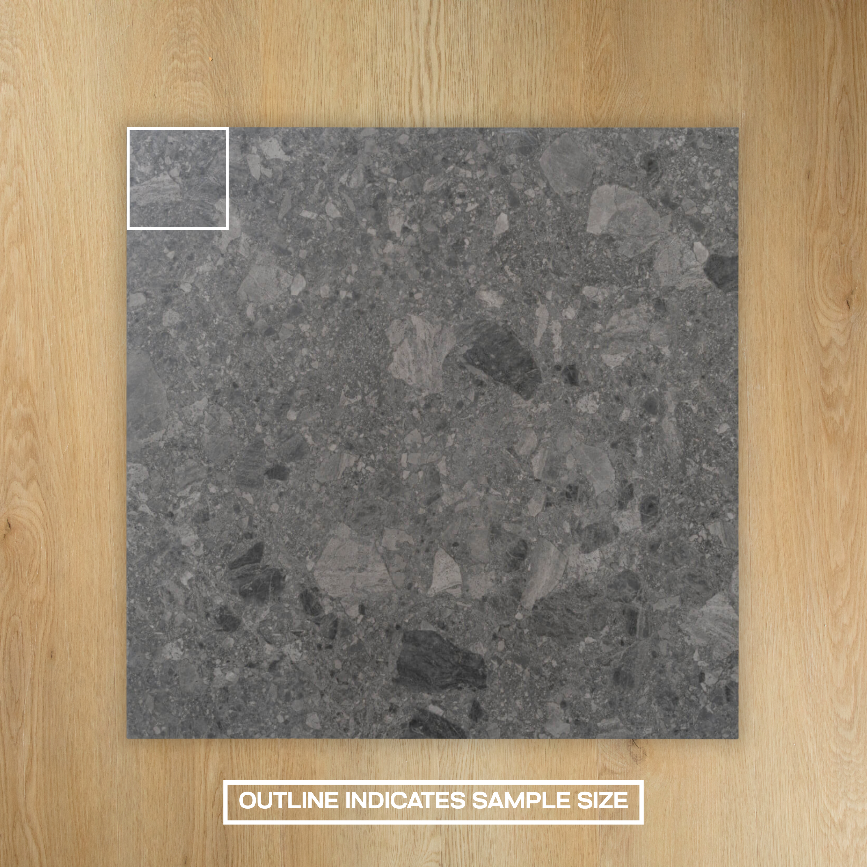Breccia Dark Grey In Out