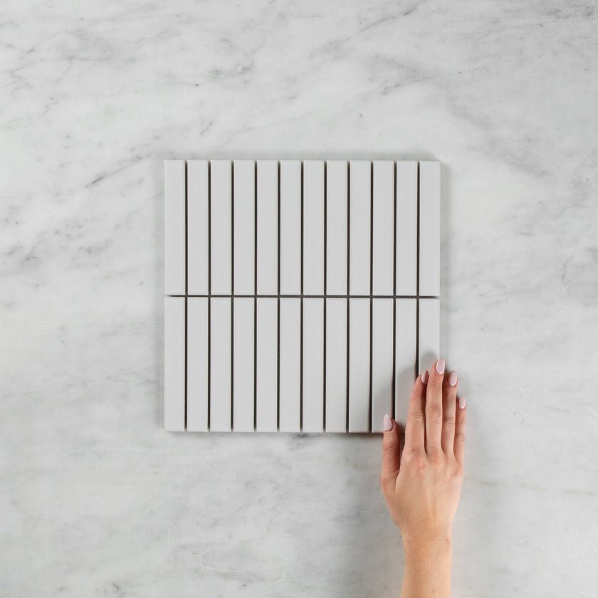 Byron Kit Kat Gloss White Mosaic