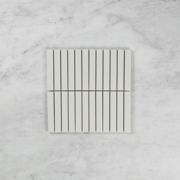 Byron Kit Kat Matte White Mosaic