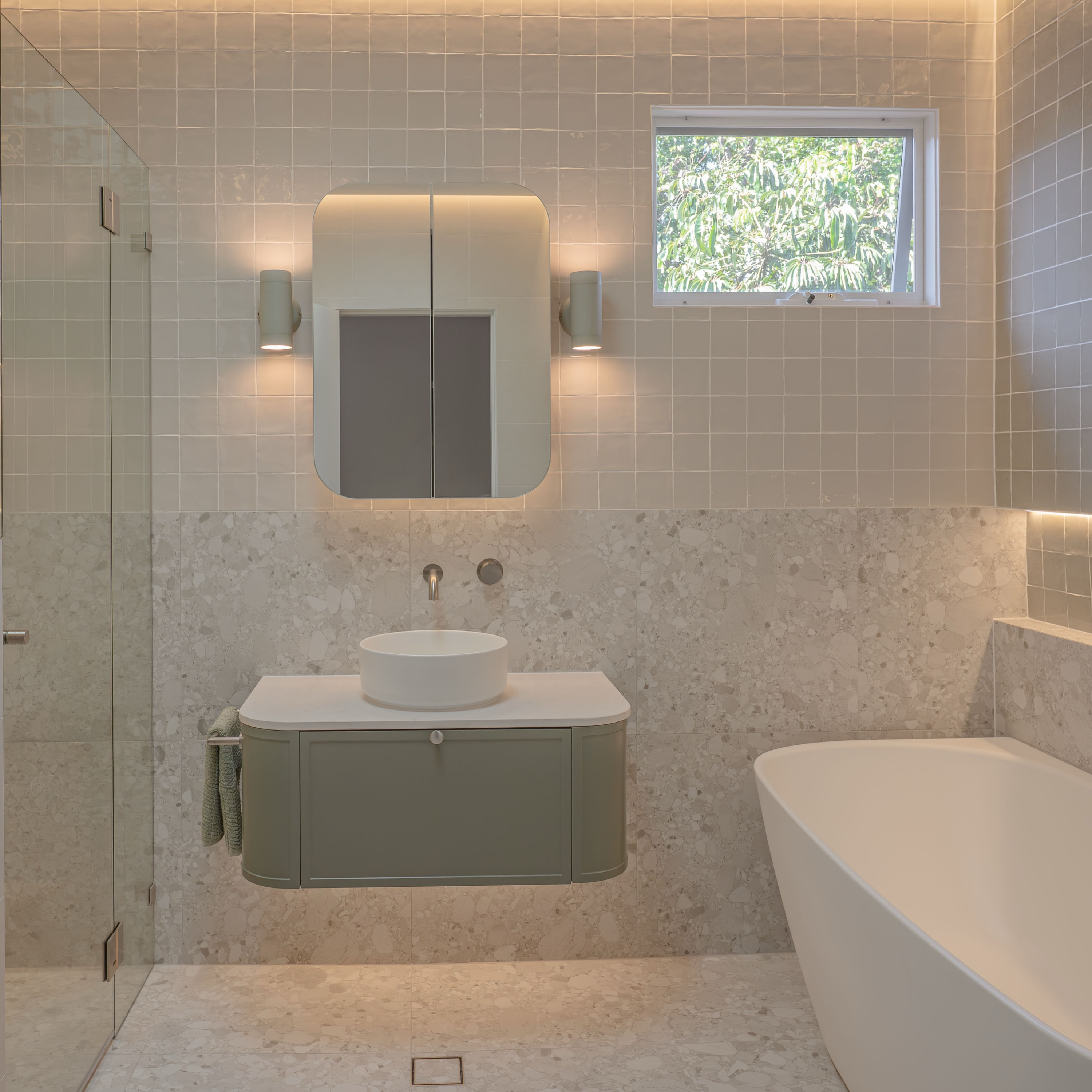 Cobbles White + Noosa White +  Clovelly Pearl Sage Kit Kat