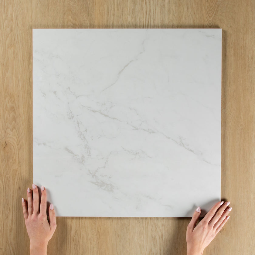 Carrara Bright White Honed