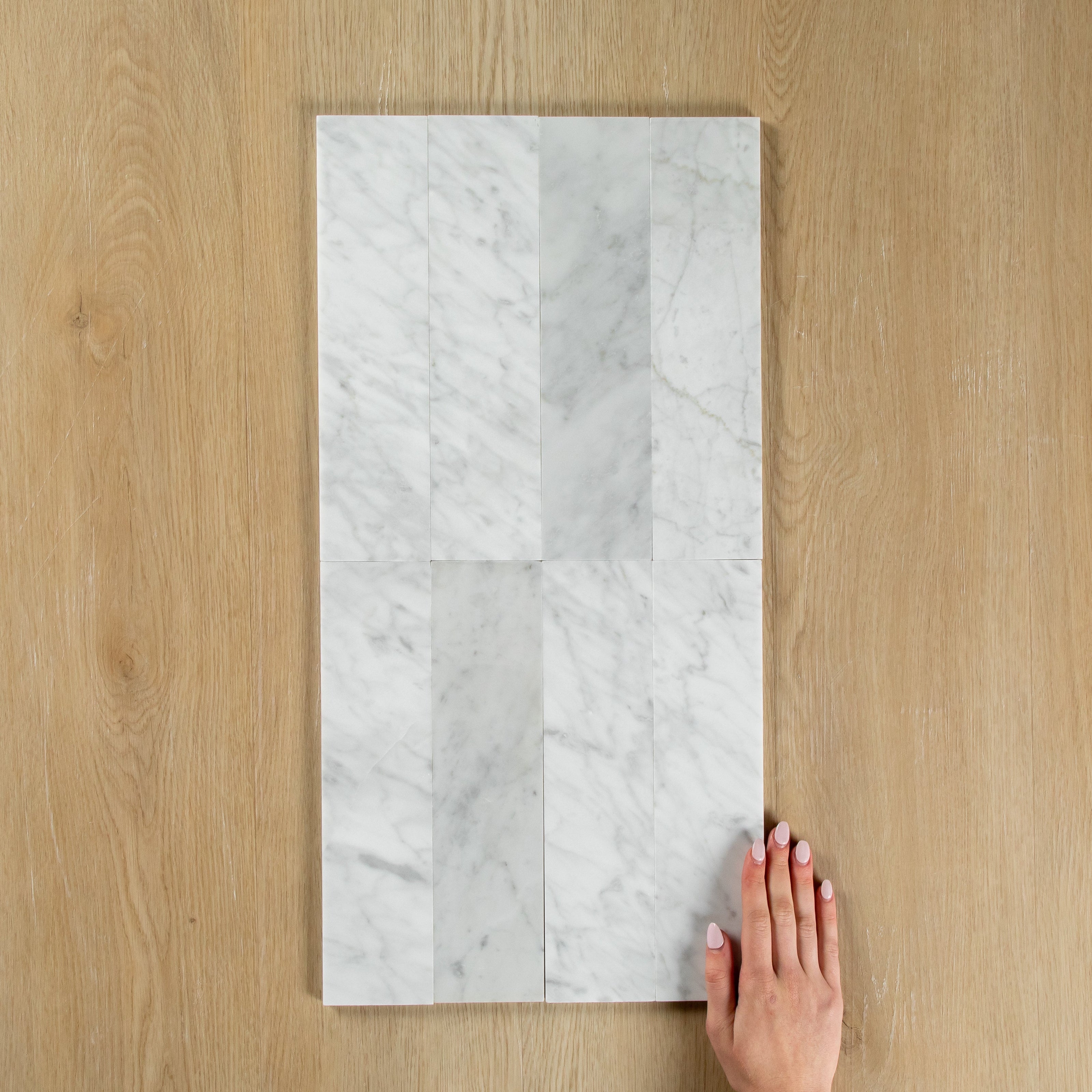 Carrara Marble Bianco Subway