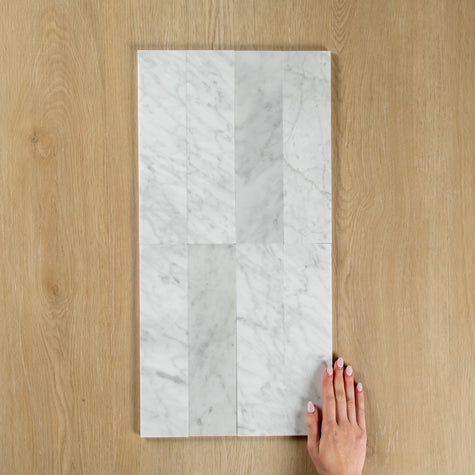 Carrara Marble Bianco Subway