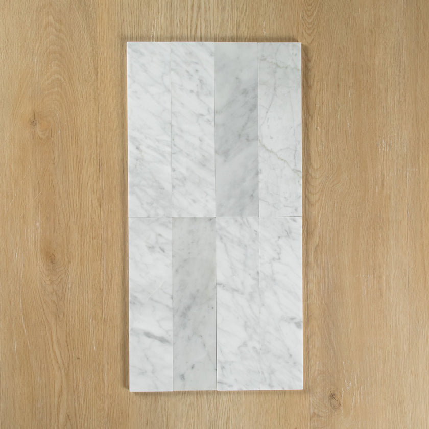 Carrara Marble Bianco Subway