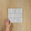 Carrara Marble Mosaic Kit Kat Natural Stone
