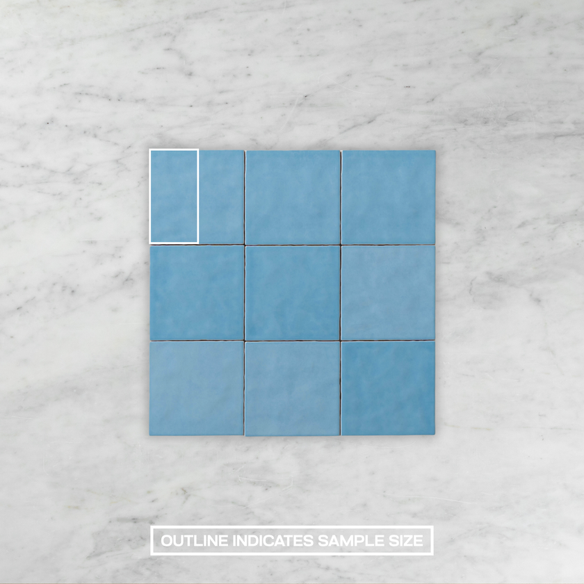 Casablanca Baby Blue Gloss Square