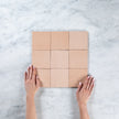 Casablanca Coral Gloss Square