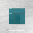 Casablanca Turquoise Gloss Square