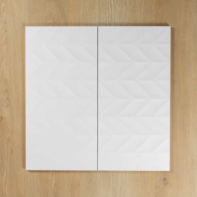 Chevron White Gloss