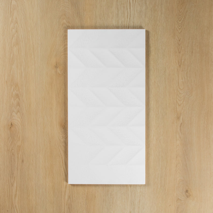 Chevron White Gloss