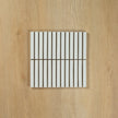 Clovelly Antique White Gloss Concave Kit Kat Mosaic