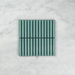 Clovelly Antique Light Green Gloss Concave Kit Kat Mosaic Mosaic