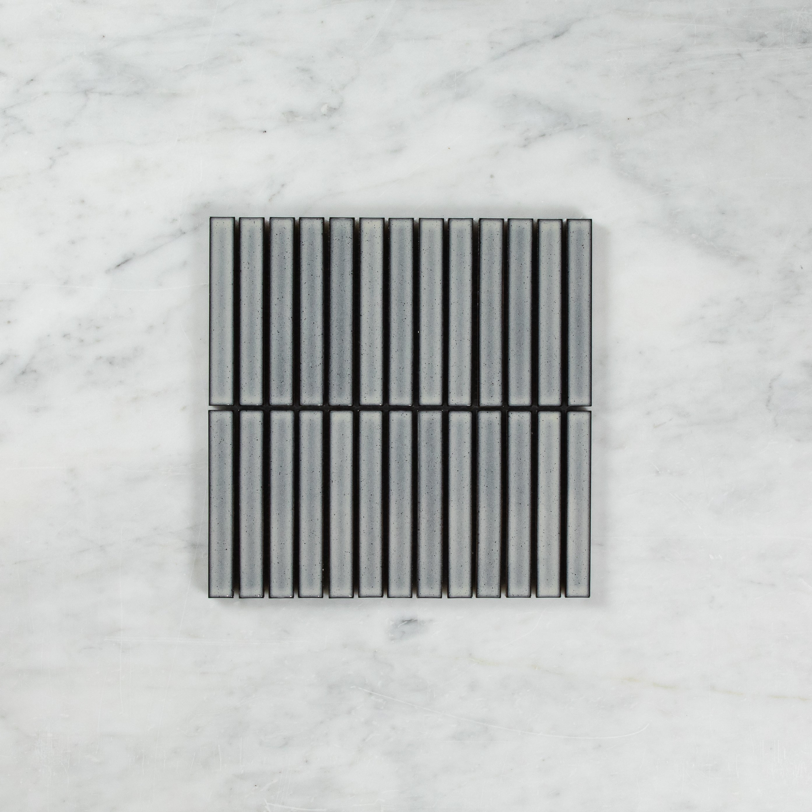 Clovelly Antique Grey Gloss Concave Kit Kat Mosaic