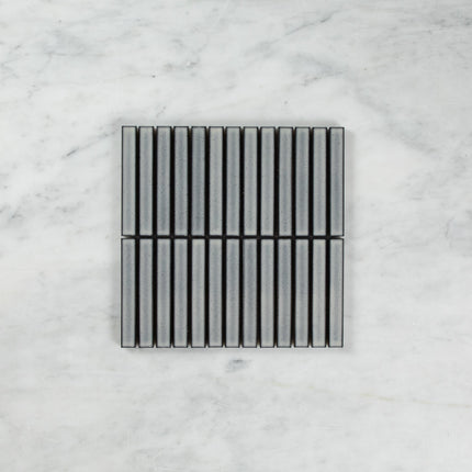 Clovelly Antique Grey Gloss Concave Kit Kat Mosaic