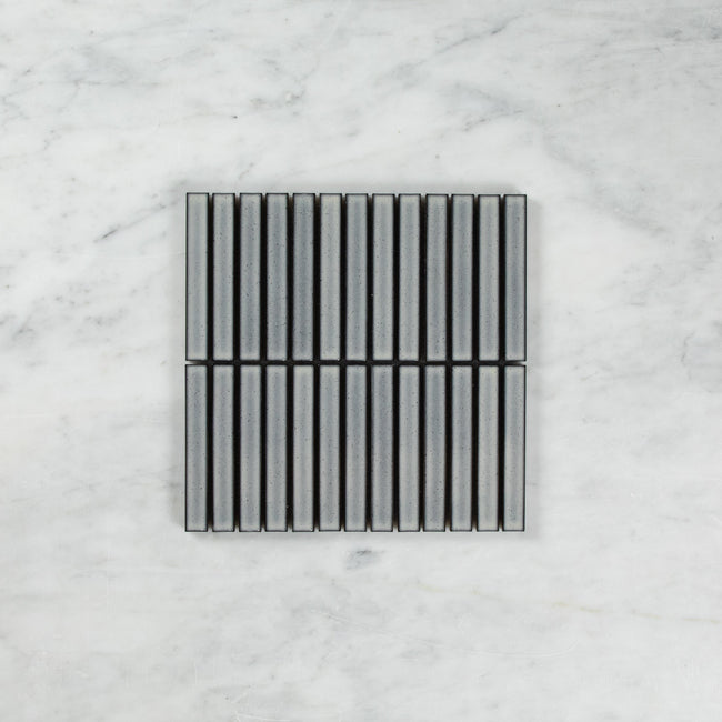 Clovelly Antique Grey Gloss Concave Kit Kat Mosaic