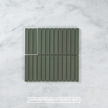 Clovelly Pearl Olive Matte Concave Kit Kat Mosaic
