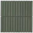 Clovelly Pearl Olive Matte Concave Kit Kat Mosaic