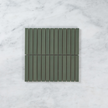 Clovelly Pearl Olive Matte Concave Kit Kat Mosaic