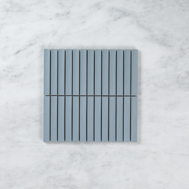 Clovelly Pearl Saphire Matte Concave Kit Kat Mosaic