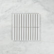 Clovelly Snow White Matte Concave Kit Kat Mosaic