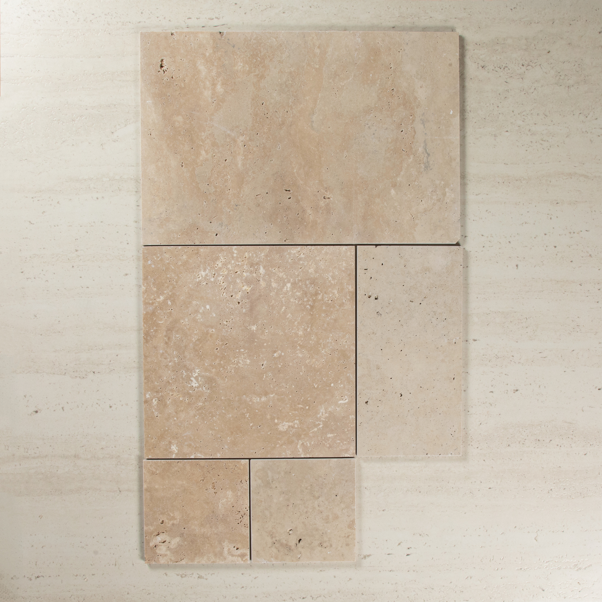 Travertine Latte French Pattern 12mm